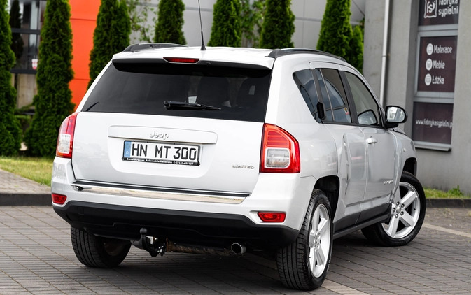 Jeep Compass cena 38900 przebieg: 169000, rok produkcji 2011 z Radom małe 631